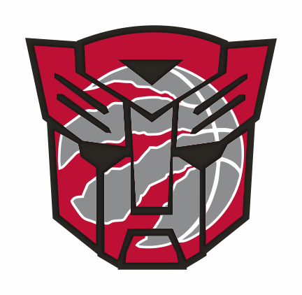 Autobots Toronto Raptors logo vinyl decal